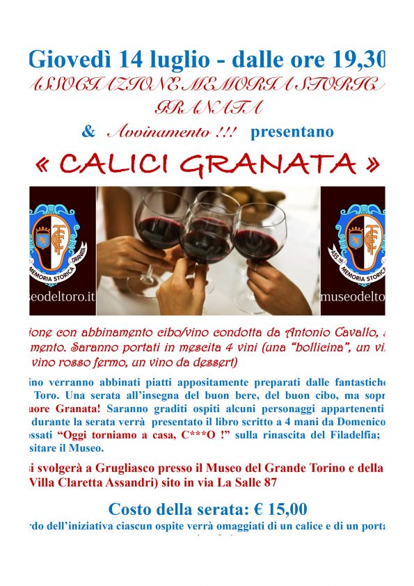 Calici Granata 2016